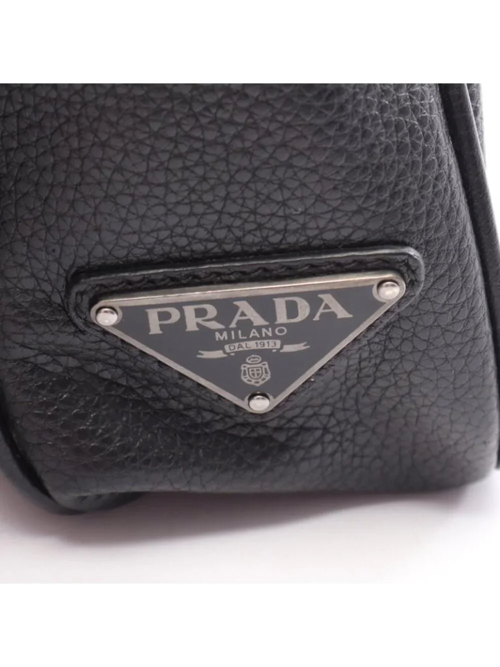 Prada Shoulder Bag Toro Nero Leather